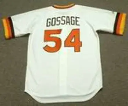 RICH GOSSAGE San Diego Padres 1984 Majestic Cooperstown Throwback Home Baseball Jersey 