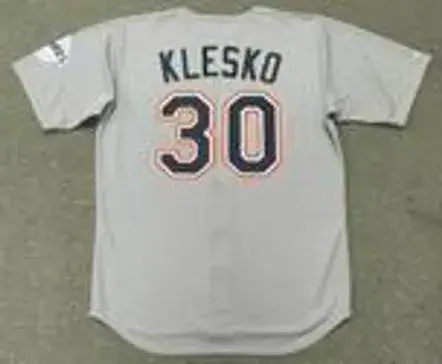 RYAN KLESKO San Diego Padres 2001 Away Majestic Baseball Throwback Jersey 