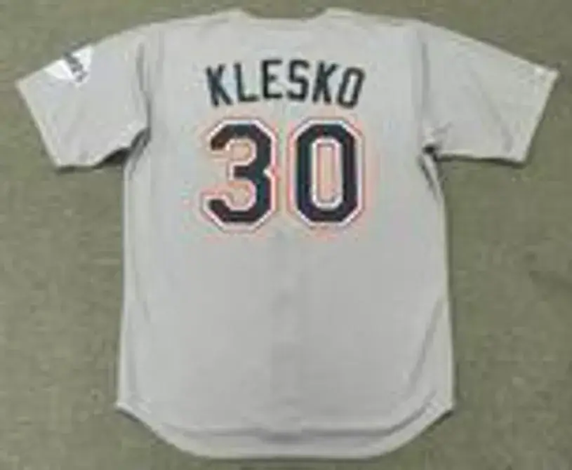 RYAN KLESKO San Diego Padres 2001 Away Majestic Baseball Throwback Jersey 