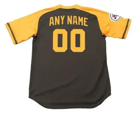 SAN DIEGO PADRES 1976 Away Majestic Throwback Jersey Customized “Any Name & Number(s)” 