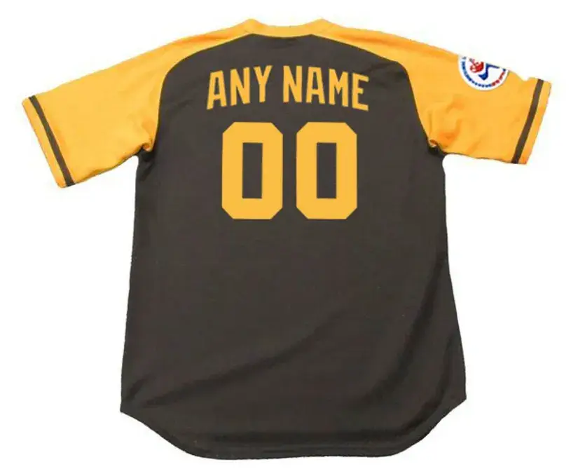 SAN DIEGO PADRES 1976 Away Majestic Throwback Jersey Customized “Any Name & Number(s)” 
