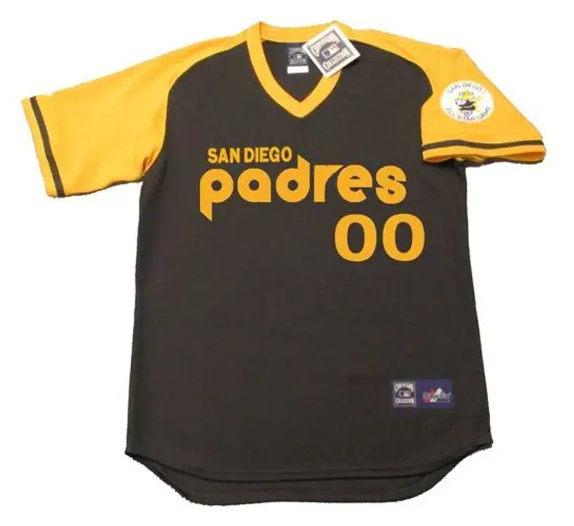 SAN DIEGO PADRES 1978 Away Majestic Throwback Jersey Customized “Any Name & Number(s)”