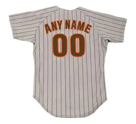 SAN DIEGO PADRES 1980’s Majestic Away Throwback Jersey Customized “Any Name & Number(s)” 