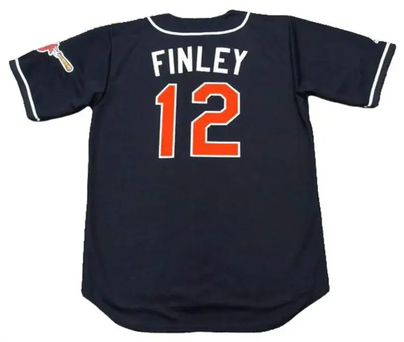 STEVE FINLEY San Diego Padres 1997 Majestic Throwback Alternate Baseball Jersey 