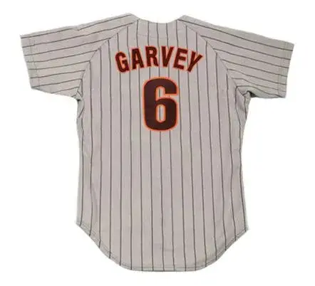 STEVE GARVEY San Diego Padres 1986 Away Majestic Throwback Baseball Jersey