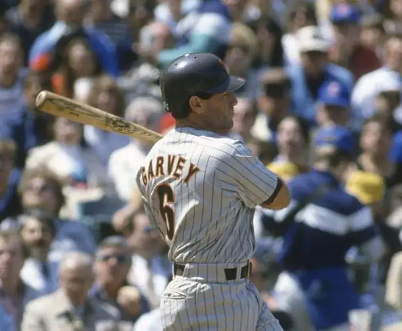 STEVE GARVEY San Diego Padres 1986 Away Majestic Throwback Baseball Jersey 