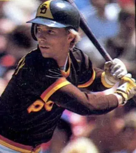 TIM FLANNERY San Diego Padres 1984 Majestic Cooperstown Away Baseball Jersey 