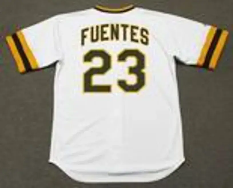 TITO FUENTES San Diego Padres 1975 Majestic Cooperstown Home Baseball Jersey 