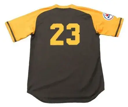TITO FUENTES San Diego Padres 1976 Away Majestic Baseball Throwback Jersey 