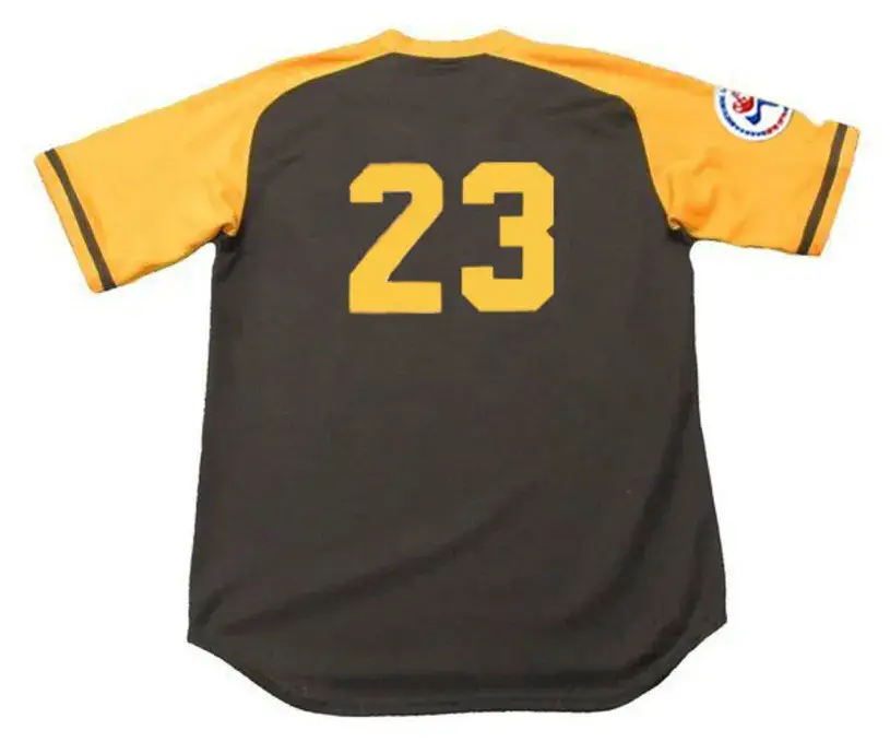TITO FUENTES San Diego Padres 1976 Away Majestic Baseball Throwback Jersey 