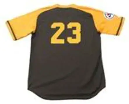 TITO FUENTES San Diego Padres 1976 Away Majestic Baseball Throwback Jersey 