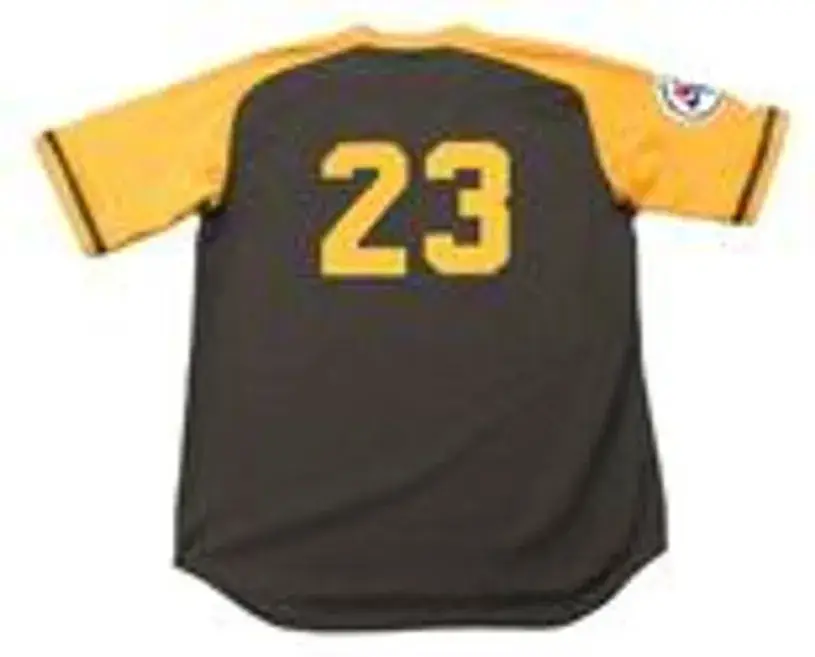 TITO FUENTES San Diego Padres 1976 Away Majestic Baseball Throwback Jersey 