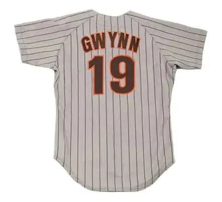 TONY GWYNN San Diego Padres 1987 Away Majestic Throwback Baseball Jersey