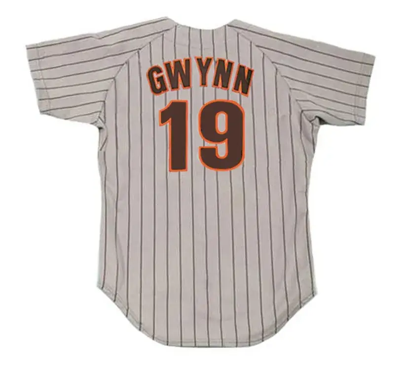 TONY GWYNN San Diego Padres 1987 Away Majestic Throwback Baseball Jersey
