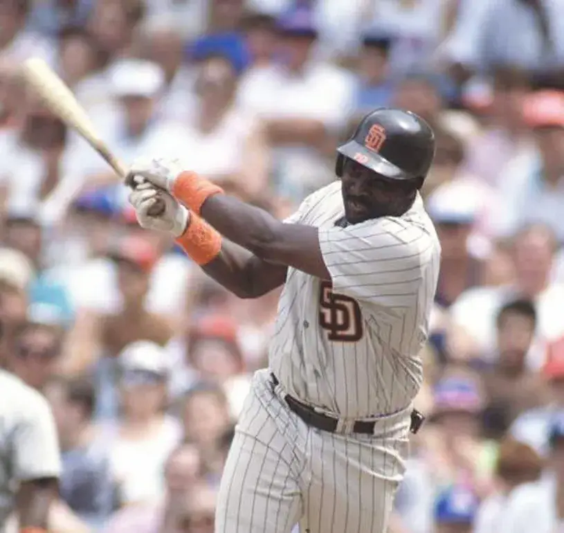 TONY GWYNN San Diego Padres 1987 Away Majestic Throwback Baseball Jersey 