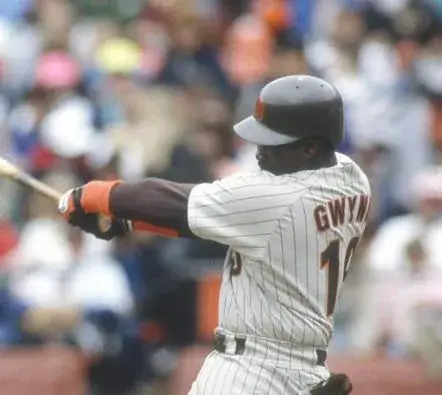 TONY GWYNN San Diego Padres 1987 Away Majestic Throwback Baseball Jersey 