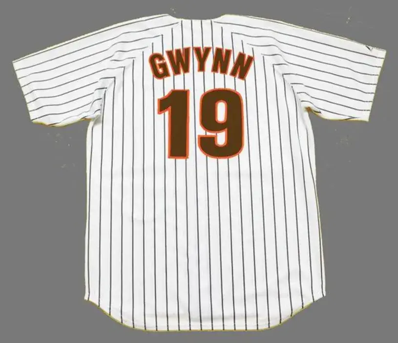 TONY GWYNN San Diego Padres 1989 Home Majestic Throwback Baseball Jersey 