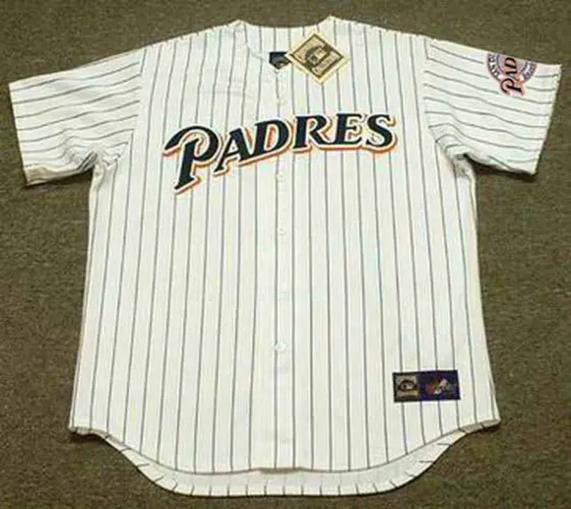 TONY GWYNN San Diego Padres 1997 Home Majestic Throwback Baseball Jersey
