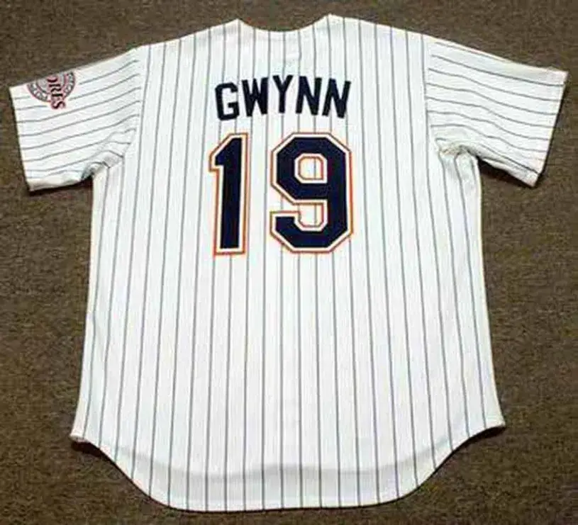 TONY GWYNN San Diego Padres 1997 Home Majestic Throwback Baseball Jersey 