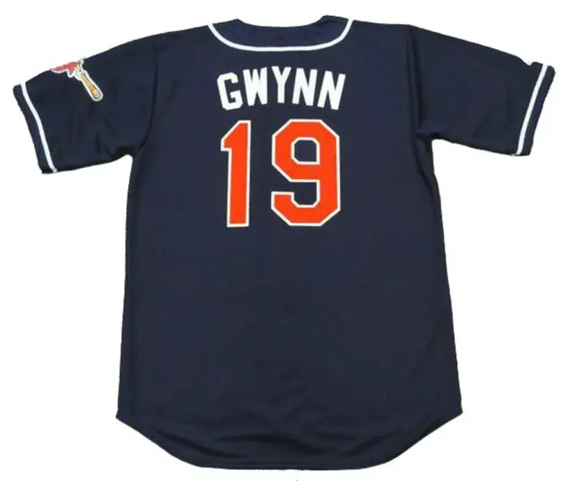 TONY GWYNN San Diego Padres 1997 Majestic Throwback Alternate Baseball Jersey 