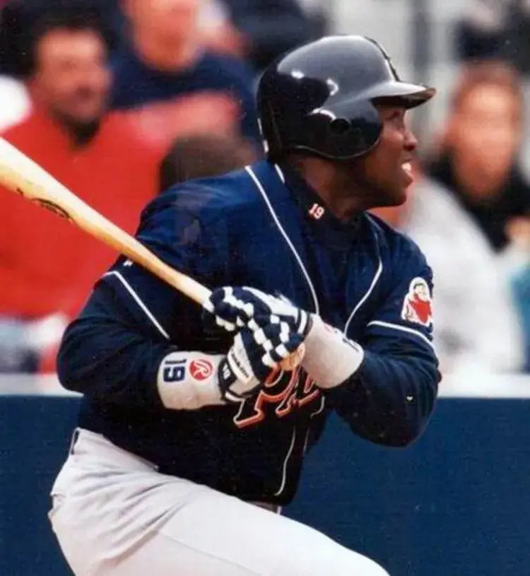 TONY GWYNN San Diego Padres 1997 Majestic Throwback Alternate Baseball Jersey 
