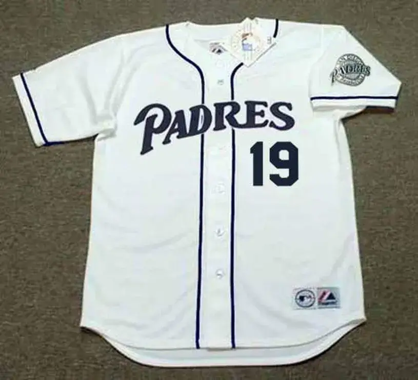 TONY GWYNN San Diego Padres 1999 Home Majestic Throwback Baseball Jersey 