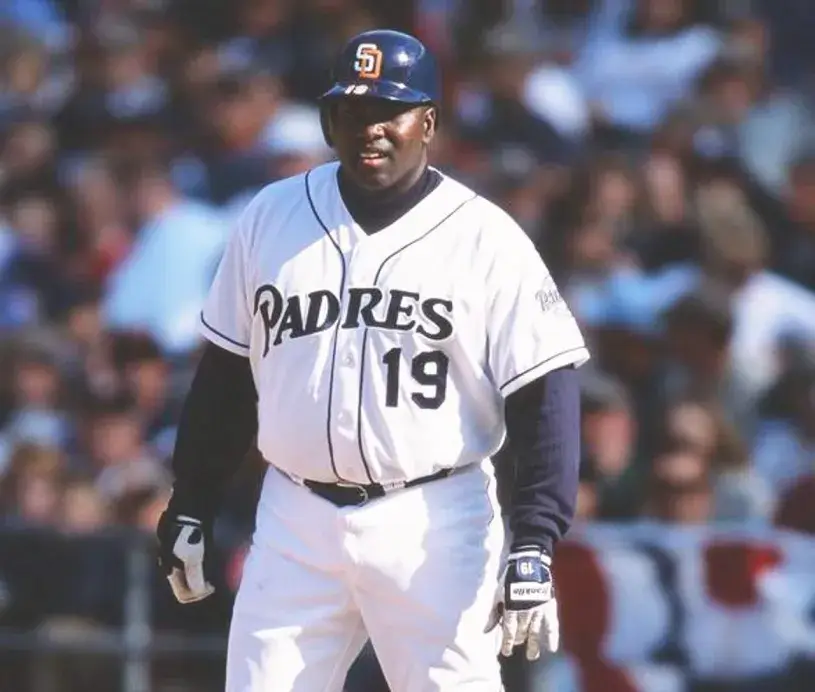 TONY GWYNN San Diego Padres 1999 Home Majestic Throwback Baseball Jersey 