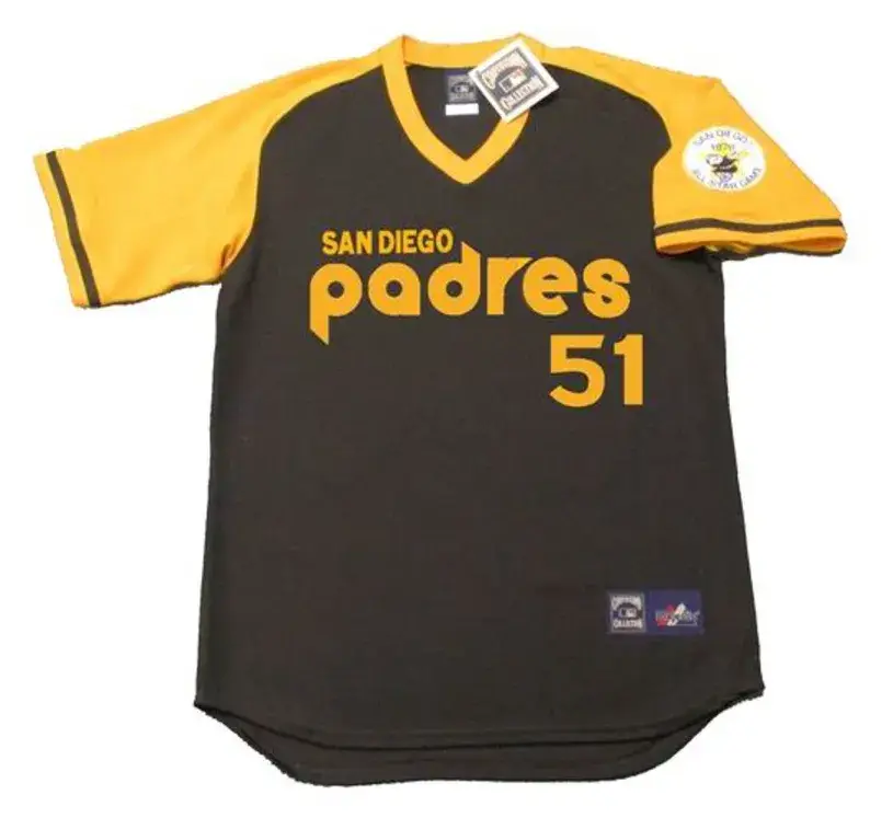 TREVOR HOFFMAN San Diego Padres 1978 Away Majestic Throwback Baseball Jersey