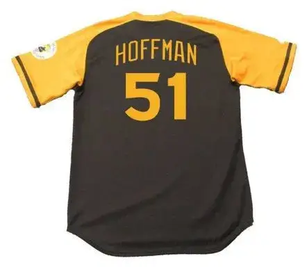 TREVOR HOFFMAN San Diego Padres 1978 Away Majestic Throwback Baseball Jersey 