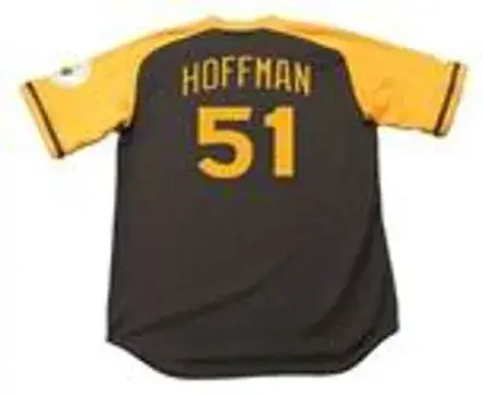 TREVOR HOFFMAN San Diego Padres 1978 Away Majestic Throwback Baseball Jersey 