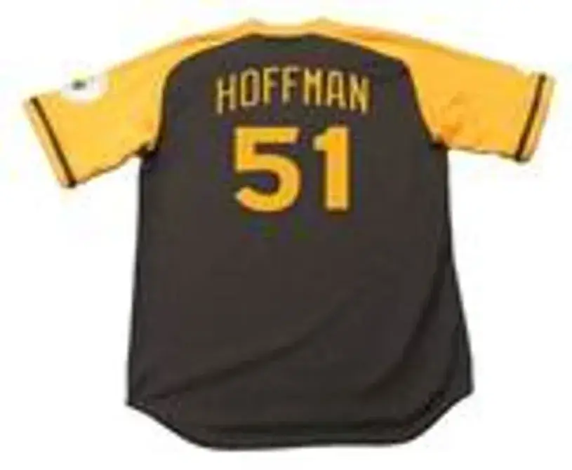 TREVOR HOFFMAN San Diego Padres 1978 Away Majestic Throwback Baseball Jersey 