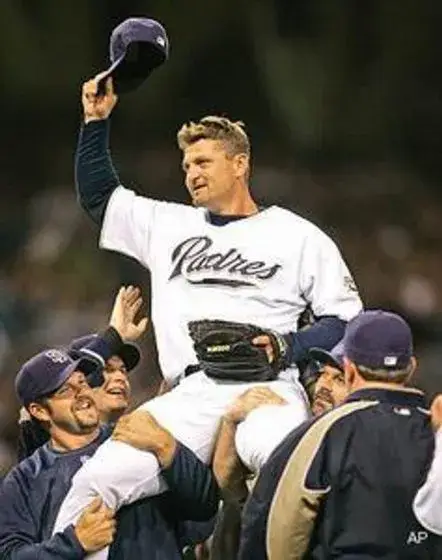 TREVOR HOFFMAN San Diego Padres 1980’s Home Majestic  Throwback  Baseball Jersey 
