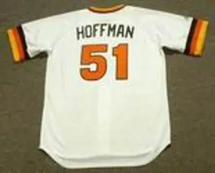 TREVOR HOFFMAN San Diego Padres 1980’s Home Majestic  Throwback  Baseball Jersey 