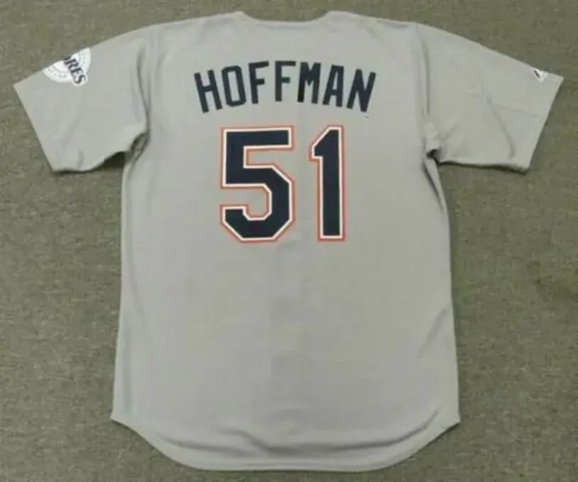 TREVOR HOFFMAN San Diego Padres 1998 Away Majestic Baseball Throwback Jersey 