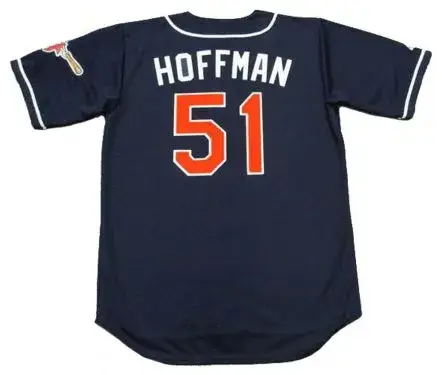 TREVOR HOFFMAN San Diego Padres 1998 Majestic Throwback Alternate Baseball Jersey 