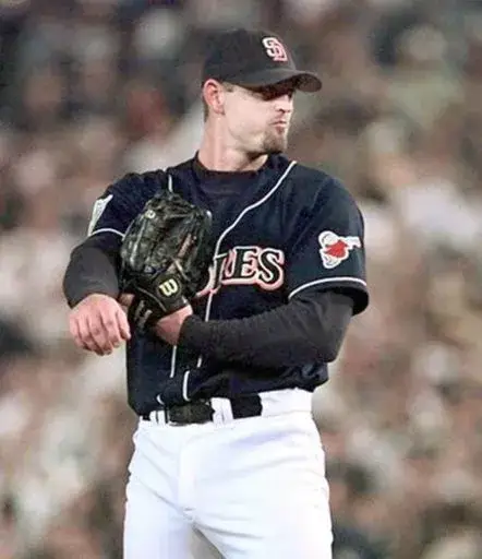 TREVOR HOFFMAN San Diego Padres 1998 Majestic Throwback Alternate Baseball Jersey 