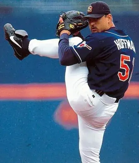 TREVOR HOFFMAN San Diego Padres 1998 Majestic Throwback Alternate Baseball Jersey 
