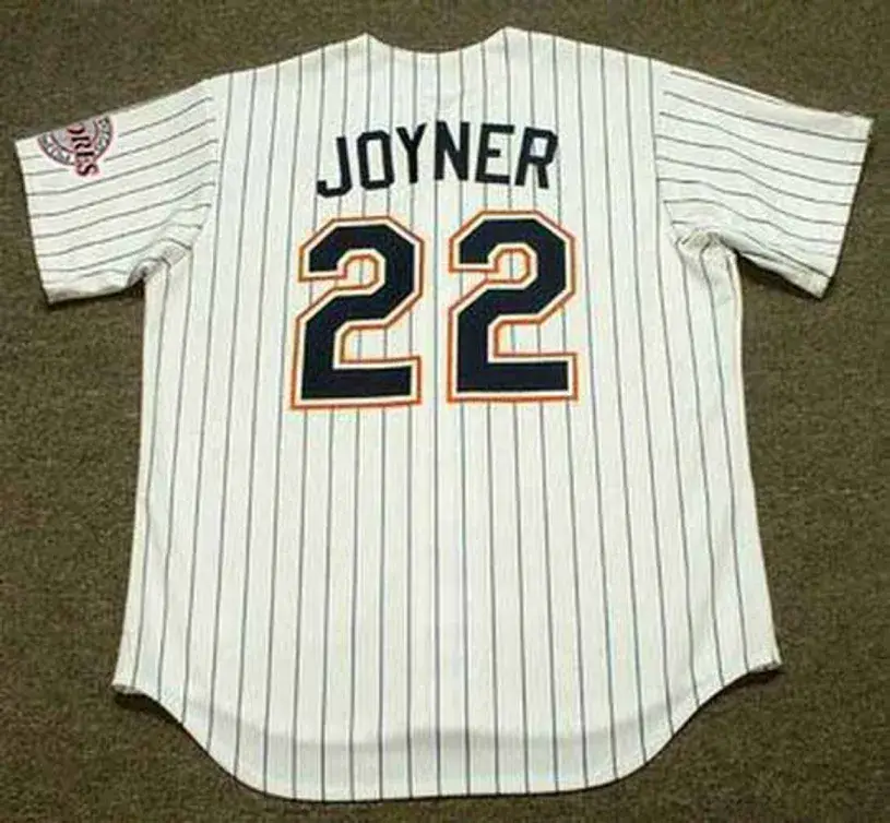 WALLY JOYNER San Diego Padres 1997 Home Majestic Throwback Baseball Jersey 