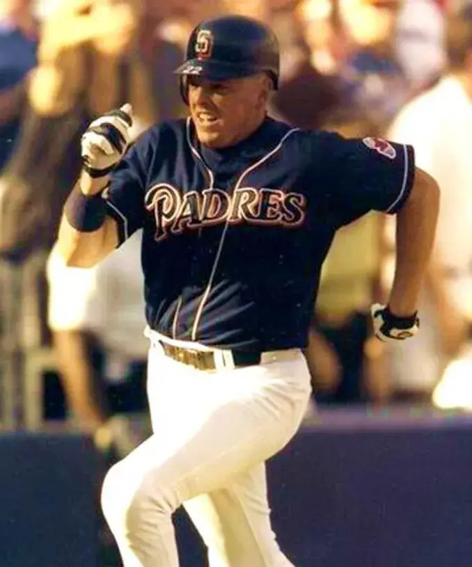 WALLY JOYNER San Diego Padres 1997 Majestic Throwback Alternate Baseball Jersey 