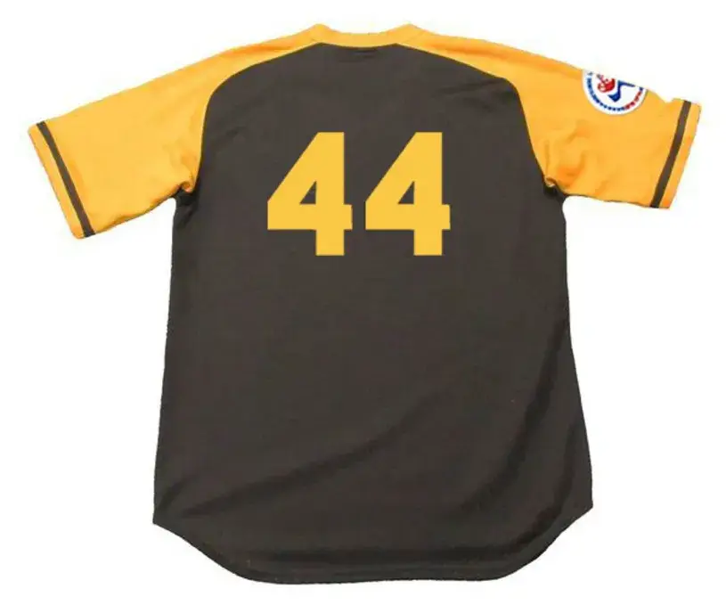 WILLIE McCOVEY San Diego Padres 1976 Away Majestic Baseball Throwback Jersey 