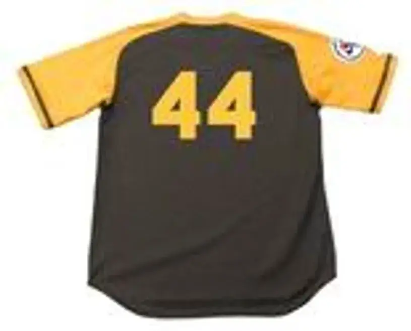 WILLIE McCOVEY San Diego Padres 1976 Away Majestic Baseball Throwback Jersey 