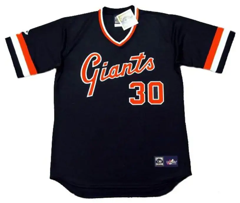 CHILI DAVIS San Francisco Giants 1982 Majestic Cooperstown Away Baseball Jersey
