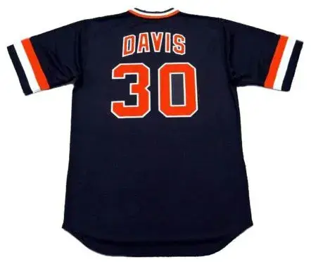 CHILI DAVIS San Francisco Giants 1982 Majestic Cooperstown Away Baseball Jersey 