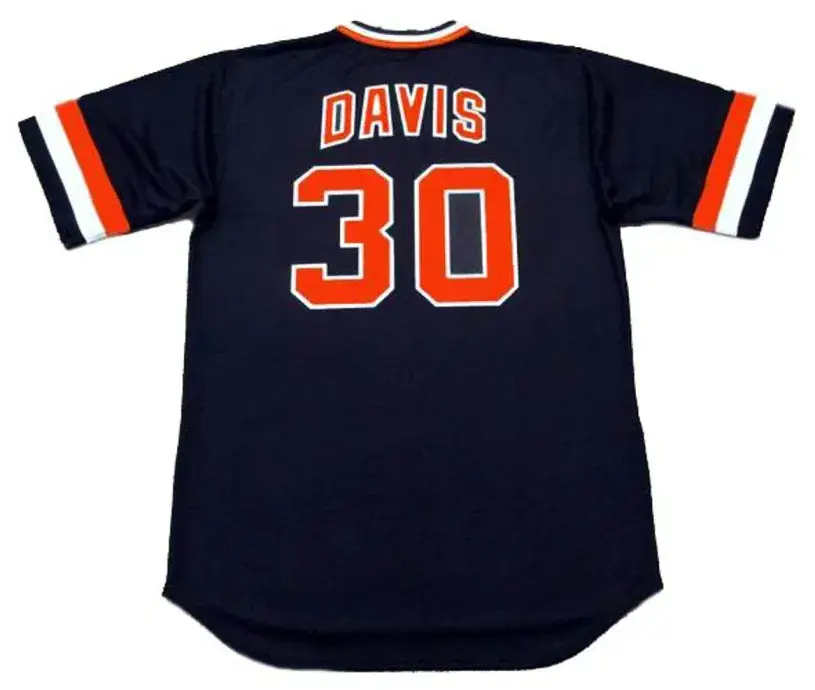 CHILI DAVIS San Francisco Giants 1982 Majestic Cooperstown Away Baseball Jersey 