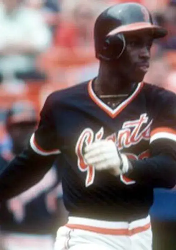 CHILI DAVIS San Francisco Giants 1982 Majestic Cooperstown Away Baseball Jersey 
