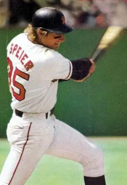 CHRIS SPEIER San Francisco Giants 1973 Majestic Cooperstown Home Baseball Jersey 
