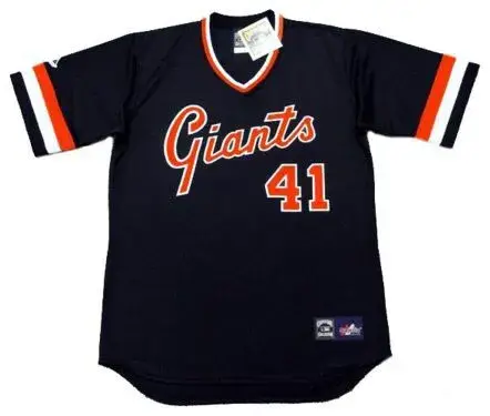 DARRELL EVANS San Francisco Giants 1978 Majestic Cooperstown Away Baseball Jersey