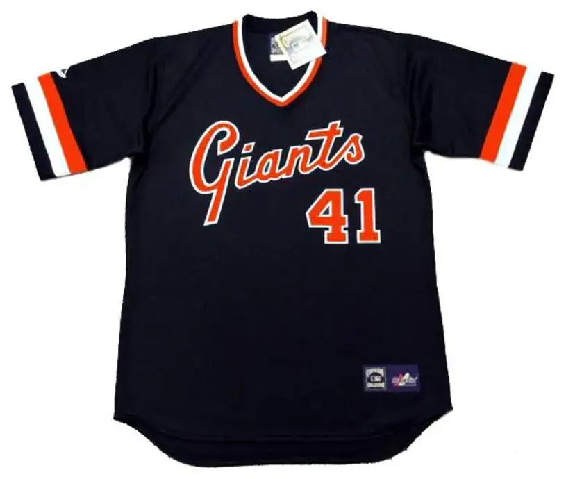 DARRELL EVANS San Francisco Giants 1978 Majestic Cooperstown Away Baseball Jersey