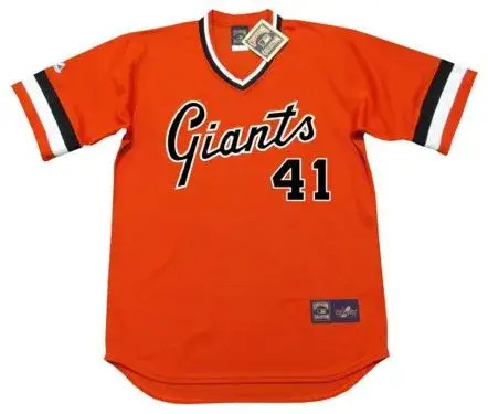 DARRELL EVANS San Francisco Giants 1982 Majestic Cooperstown Alternate Jersey