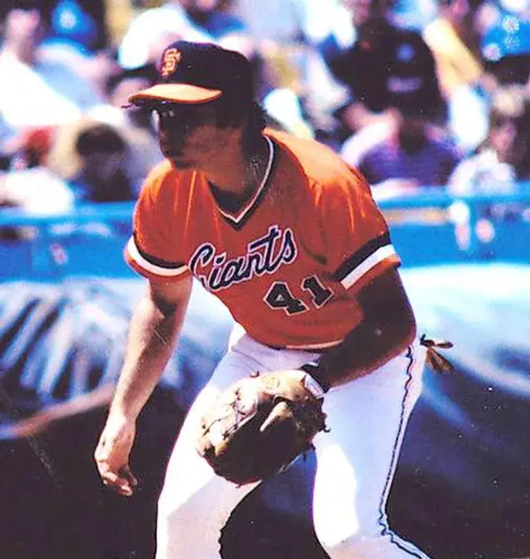 DARRELL EVANS San Francisco Giants 1982 Majestic Cooperstown Alternate Jersey 